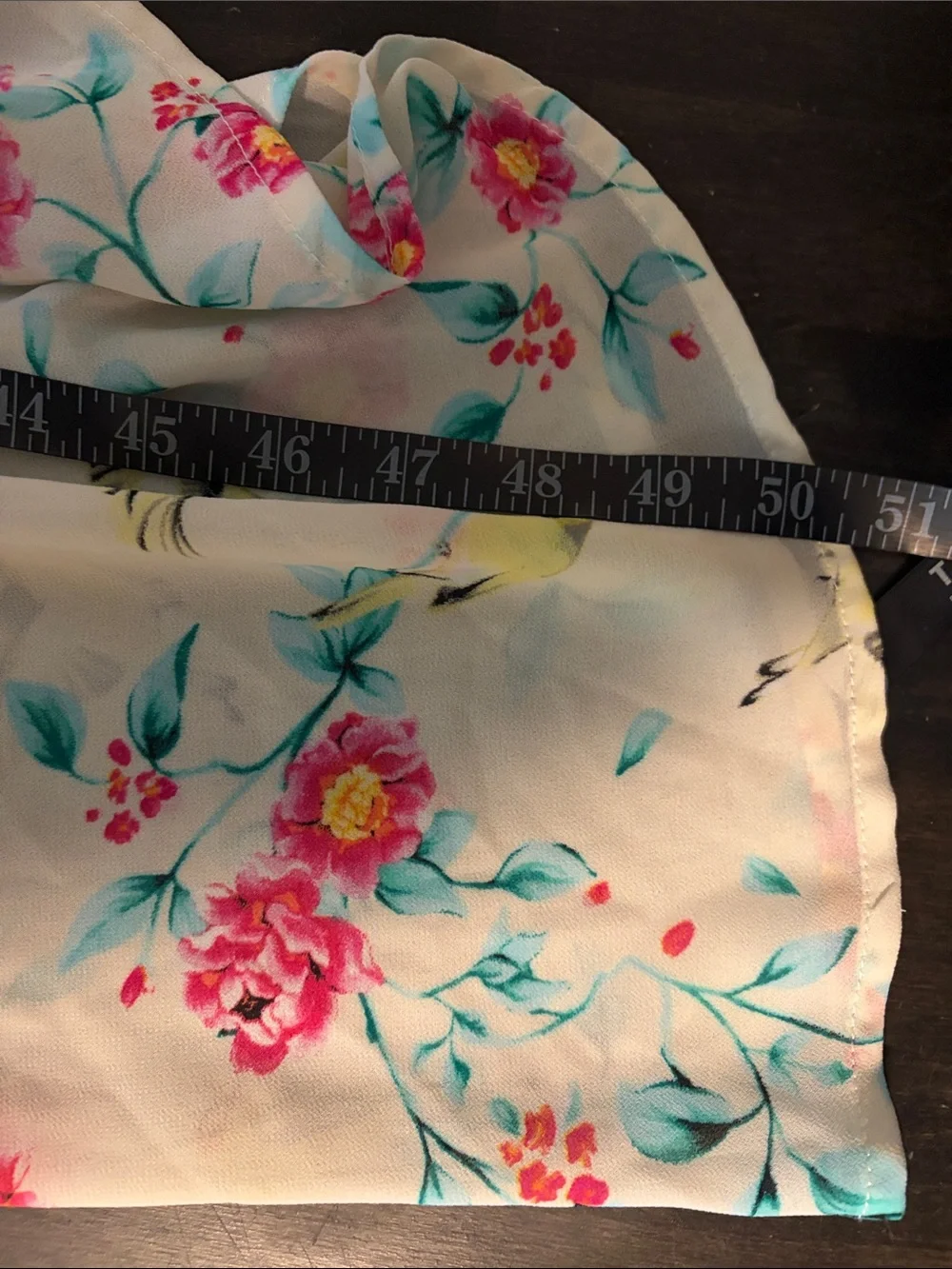 Torrid White Bird & Floral Duster Kimono Topper Size 0X/1X Boho Cottagecore